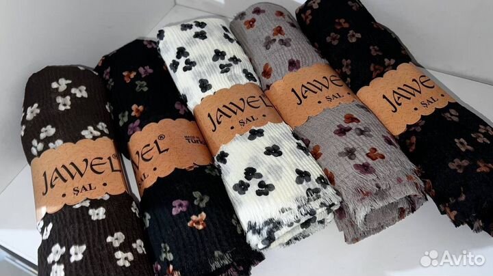 Палантины шарфы жатки