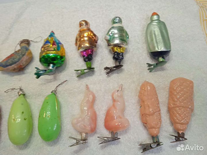 Елочные игрушки СССР