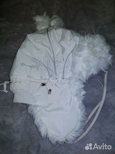 Шапка ушанка для девочки