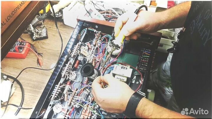 Ремонт аудиотехники, колонок, ресивера и усилителя