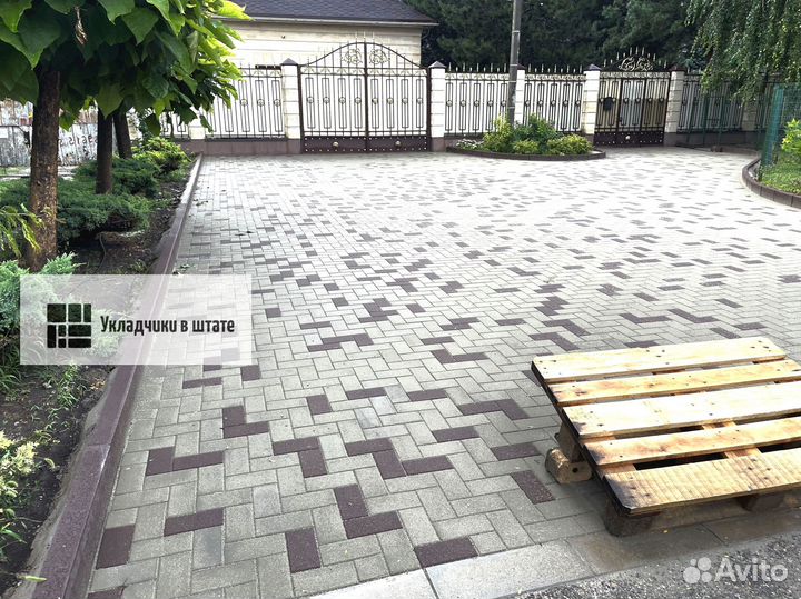 Тротуарная плитка вибропресс hess от 100м2