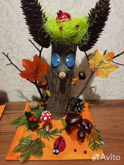 Поделка осенняя. В сад или школу. в наличии