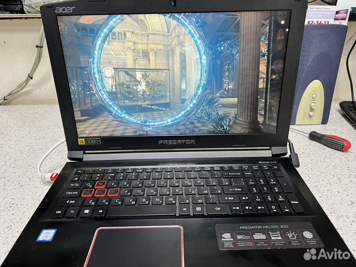 Игровой ноутбук acer i5 8300/16gb DDR4/1060 6gb