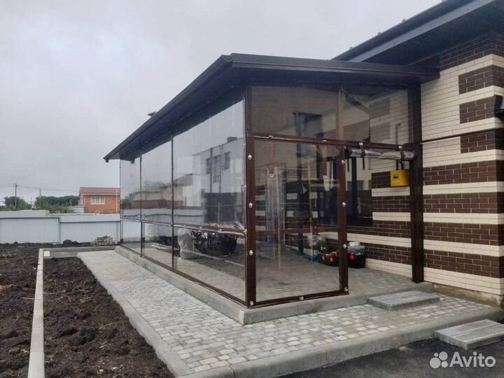 Мягкие окна для беседки, летней веранды, террасы