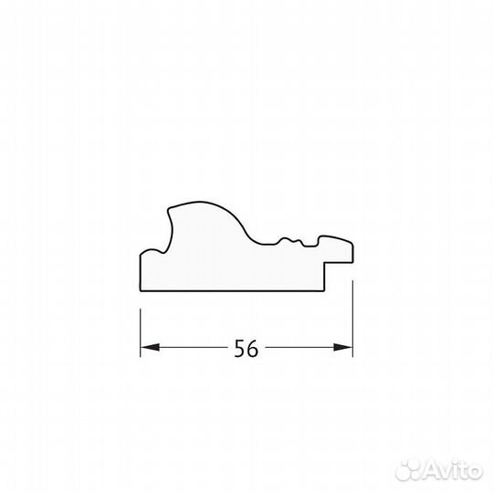 Зеркало Evoform Definite 114х64 BY 3201 в багетно