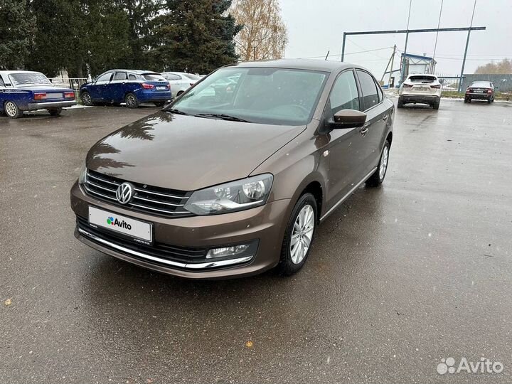 Volkswagen Polo 1.6 AT, 2016, 132 853 км