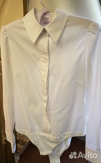 Рубашка-боди белая