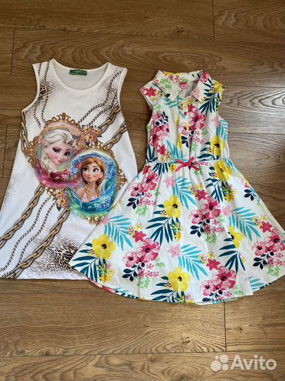 Вещи пакетом на девочку 7-10 л