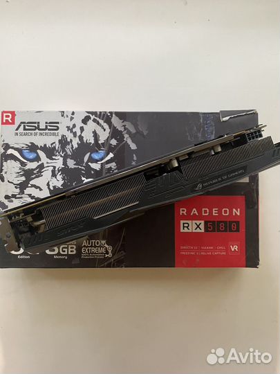 Видеокарта rx 580 asus rog strix 8gb идеал