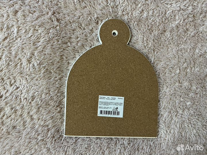 Подставка под горячее керамика новый год