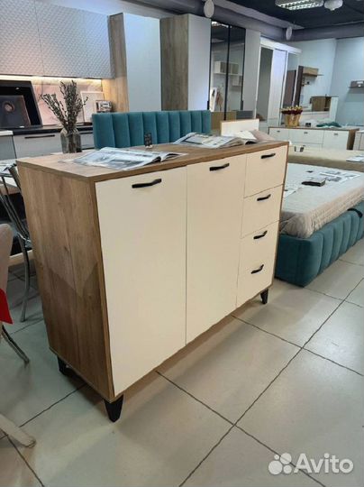 Комод большой белый