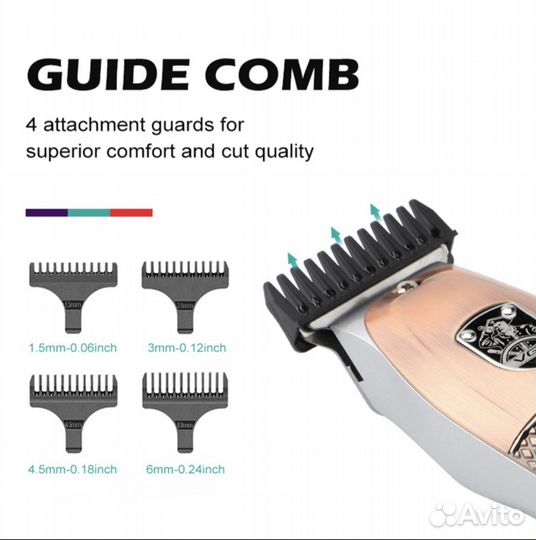 Машинка для стрижки волос и бороды vgr 976