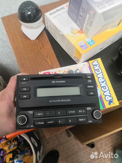 Штатная магнитола на hyundai elantra 4