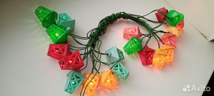 Гирлянда СССР фонарики ег-70