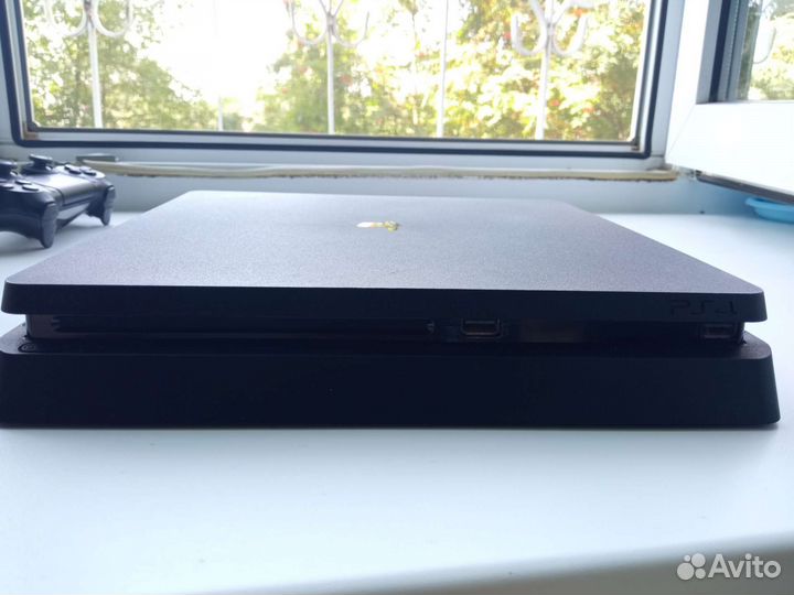 Ps4 slim 500gb + внешний hdd 1тб