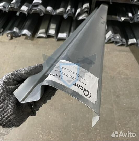 Порог левый Citroen C3 Picasso 2008-2017 (0,8мм)