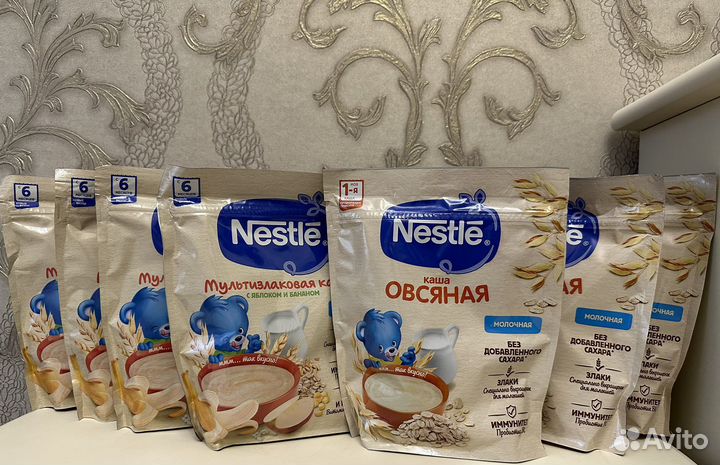 Молочные каши нестле