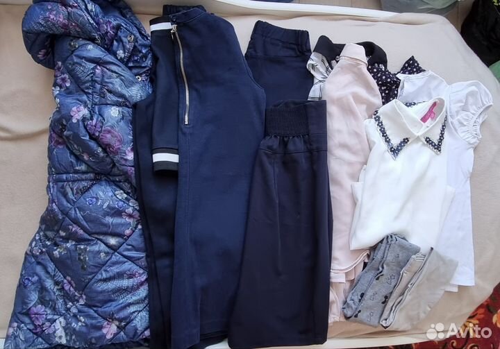Вещи пакетом для школы на девочку 140-146