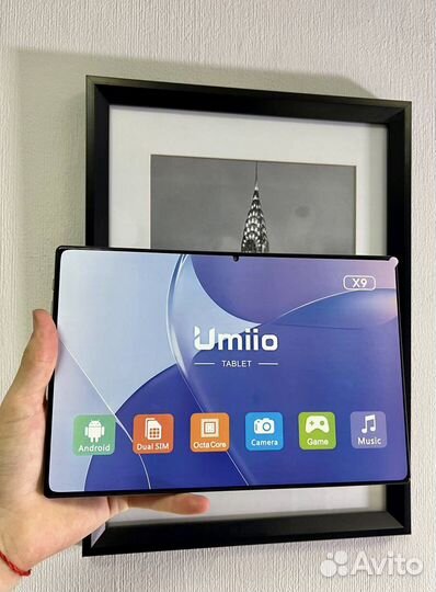 Планшет umiio x9 + чехол