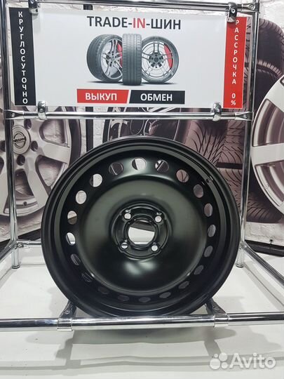 Штампованные диски R14 тзск Daewoo Nexia Черный-гл