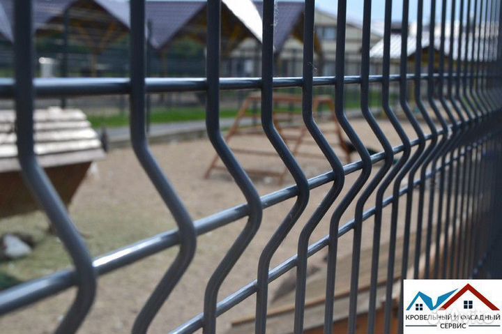 Забор сетка 3d панели