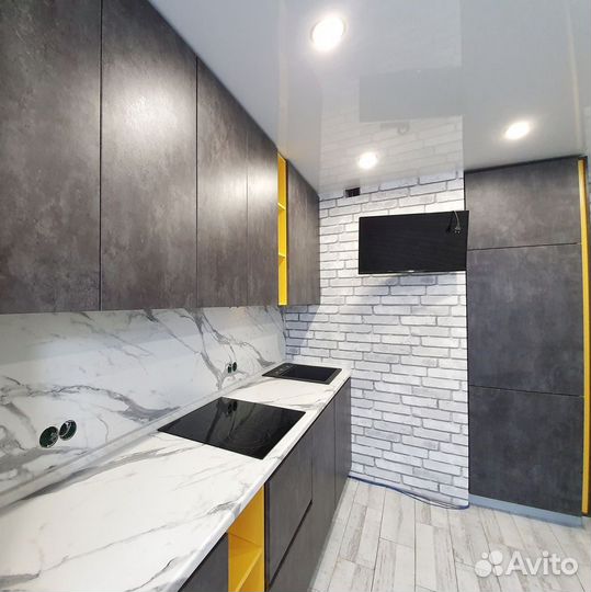 Кухонный гарнитур. Прямая кухня ксп:44075