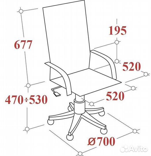 Компьютерное ресло EChair-520 ML