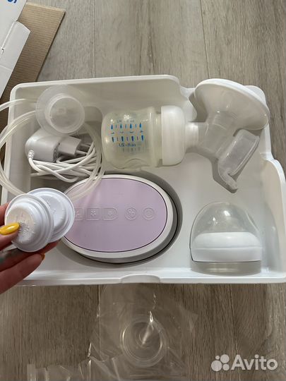 Молокоотсос электрический avent +доп.клапаны
