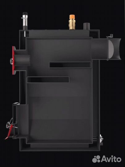 Твердотопливный котёл 50 квт