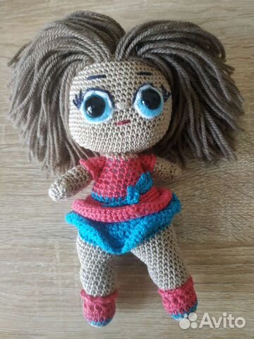 Кукла лол вязаная