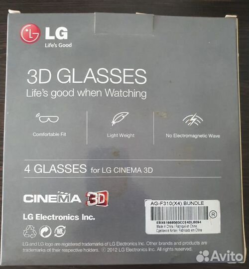 3d очки lg