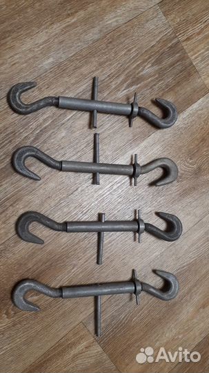 Крепёж на резьбе для растяжки