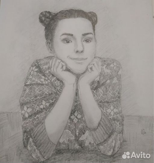 Портрет по фото карандашом и не только