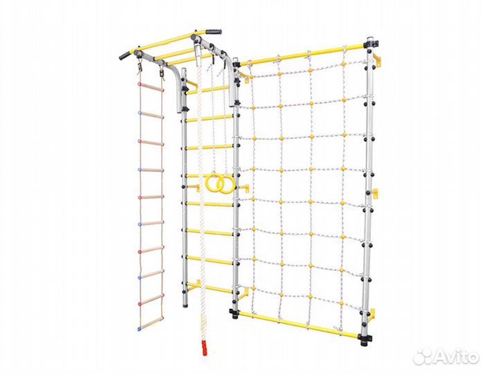 Детская шведская стенка с сеткой