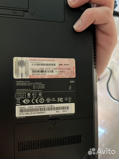 Ноутбук samsung np300v5ah