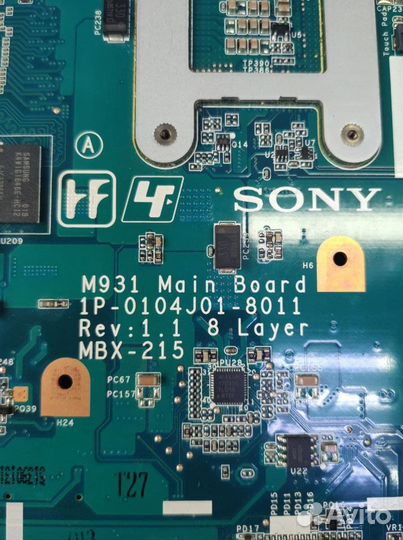 Материнская плата Sony Vaio 1P-0104J01-8011
