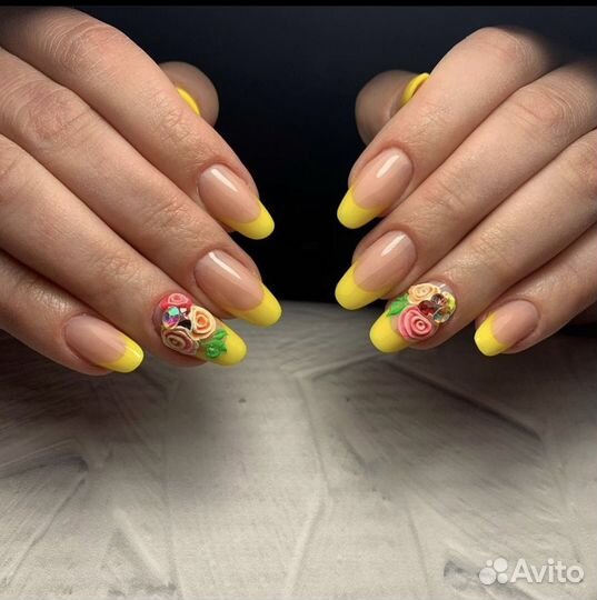 Наращивание ногтей акрил,гель на дому