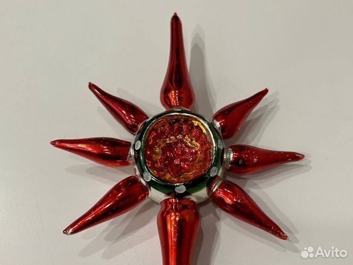 Ёлочная игрушка Вифлеемская звезда ГДР