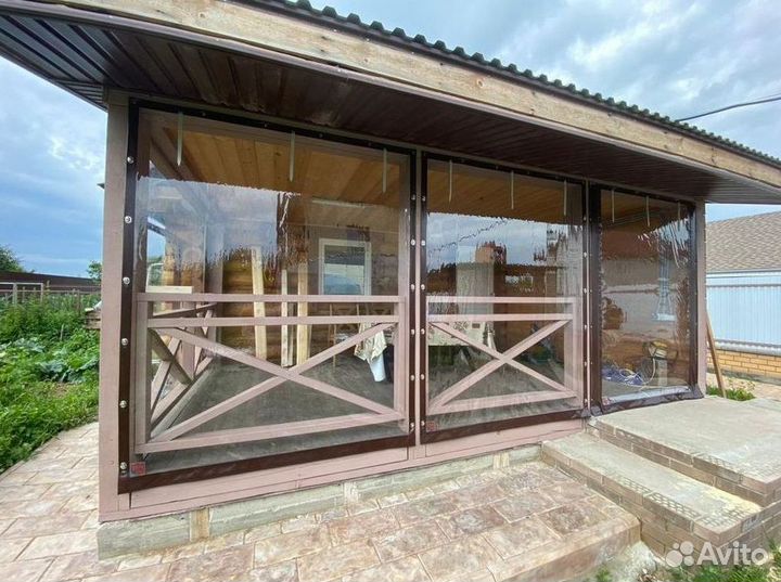 Мягкие окна из полиуретана под ключ