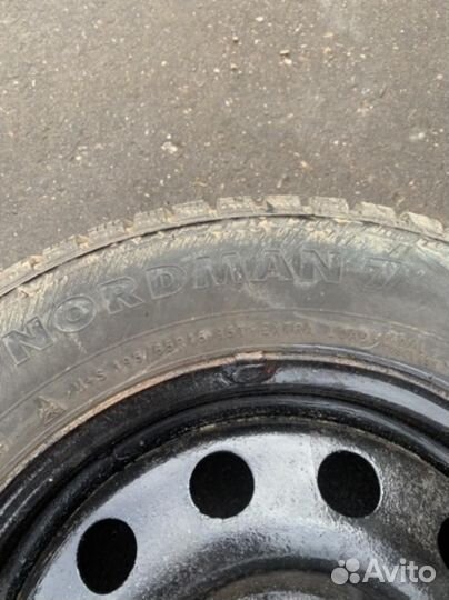 195/65 R15 Nokian Nordman 7 Зима Штампованные R15 pсd:5x114.3 ет:41 DIA:67.1