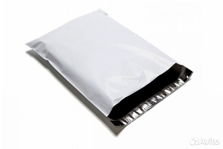 Пакет курьерский белый 365*500+40мм без кармана (у