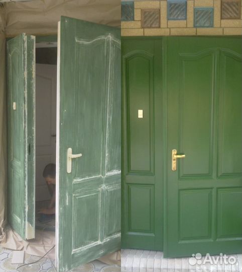 Реставрация мебели дверей лестниц окон