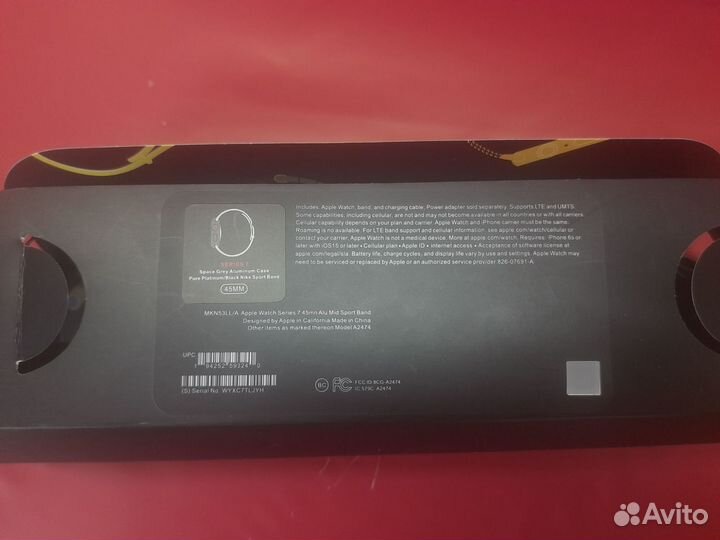 Часы apple watch 7 45 mm nike