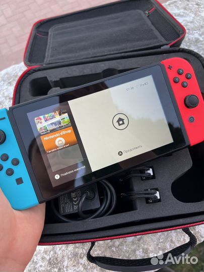 Nintendo switch v2 прошитая + 160 gb samsung