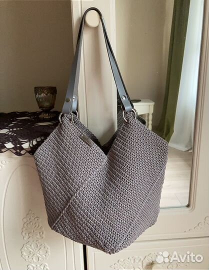 Сумка шоппер крючком