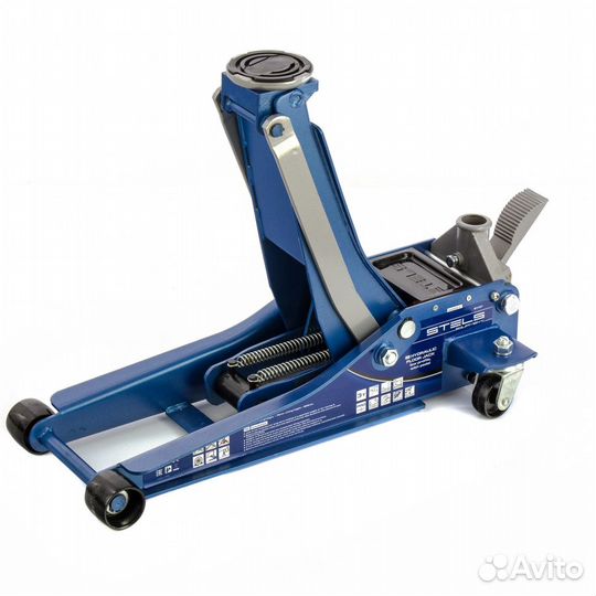 Домкрат гидравлический подкатной 3 т, быстрый подъ