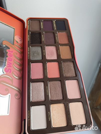 Палетки теней Too faced, urban decay