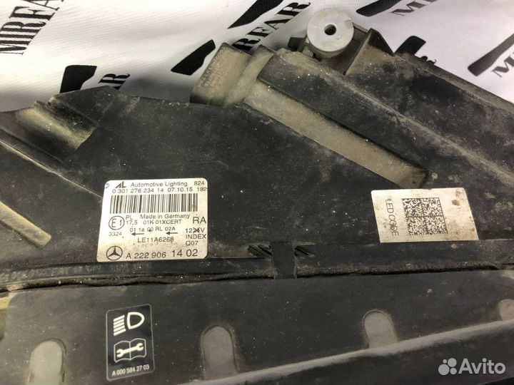 Фара правая Mercedes Benz S w222 2013-2017 Night V