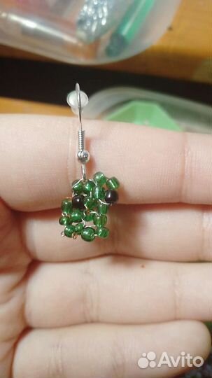 Серьги из бисера