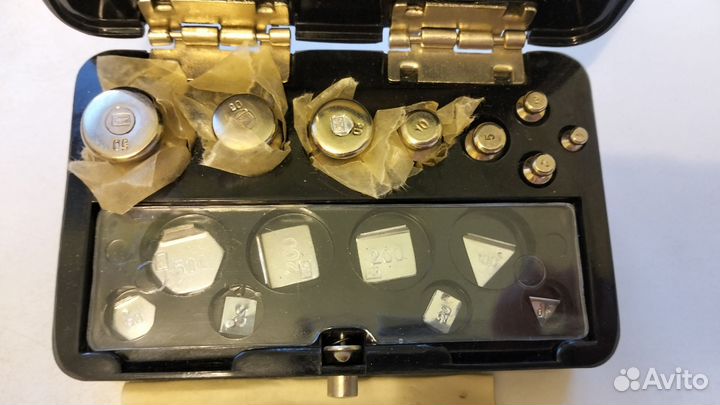 Набор гирек и весы ГОСТ СССР